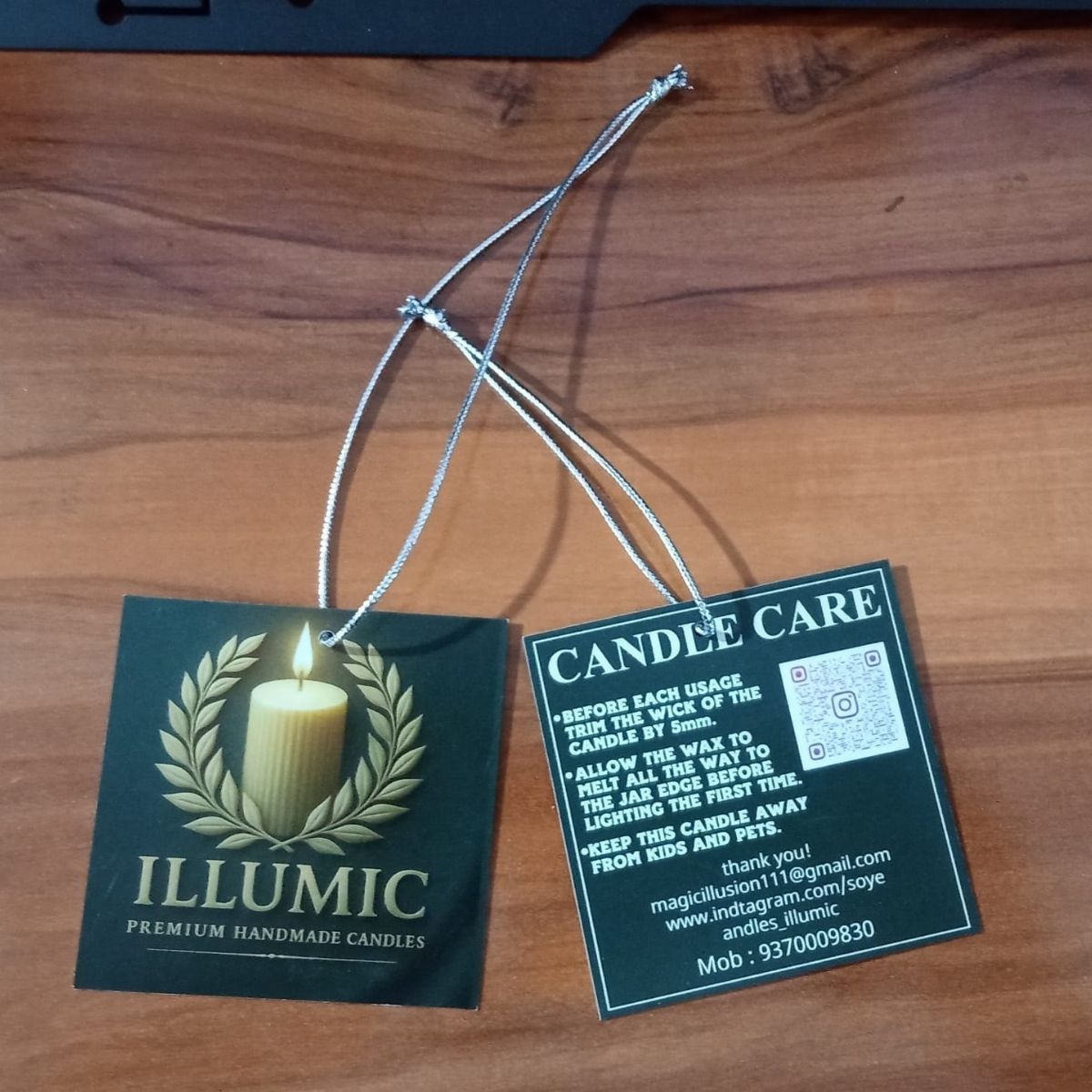 Enhancing Candle Presentation with Custom Candle Jar Hang Tags