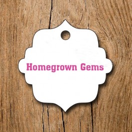 Retro Tags | Round Retro Hang Tag | Retro Luggage Tags