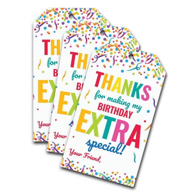 Birthday Party Tags