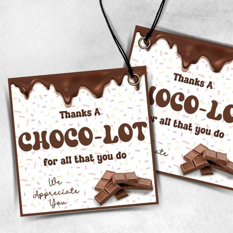 Chocolate Box Hang Tags