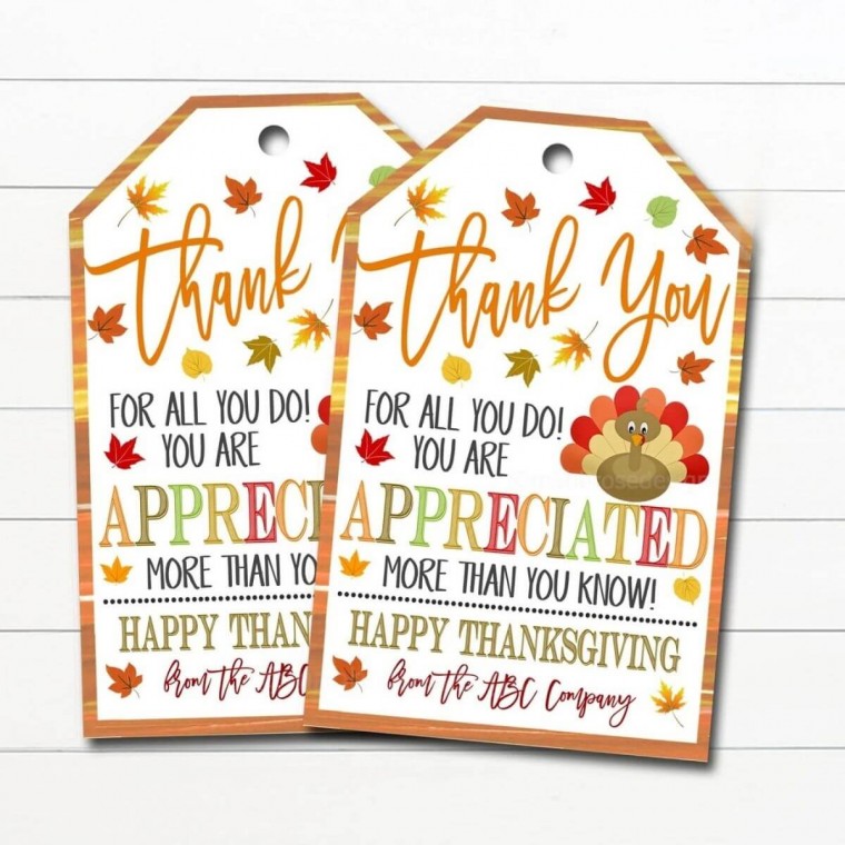 Thanksgiving Tags