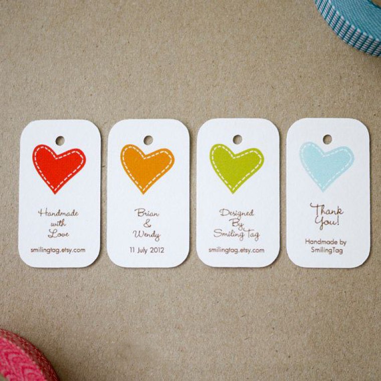 Custom card hang tags