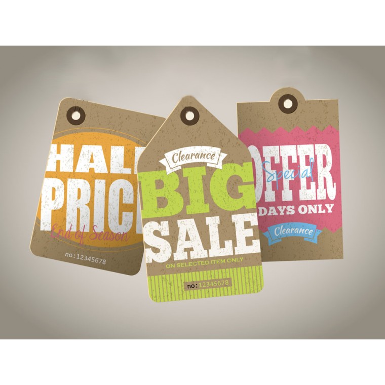 Custom Sale Hang Tags