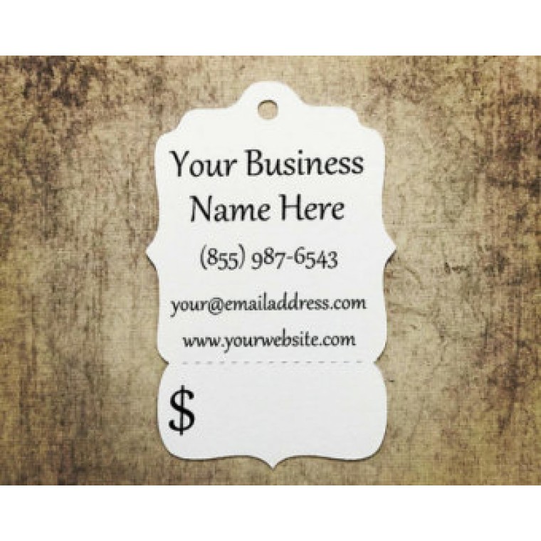 Rectangular Tear Off Tags