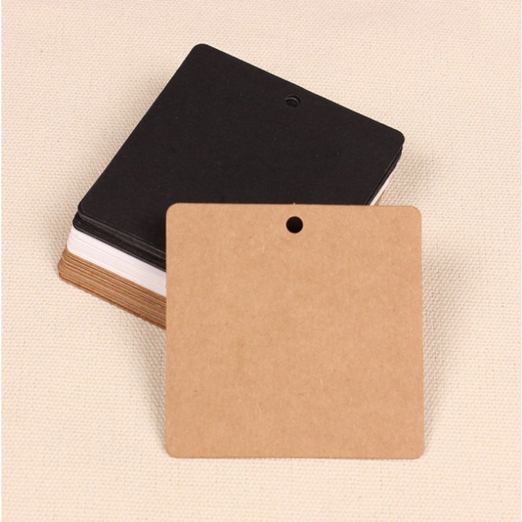 Round card hang tags