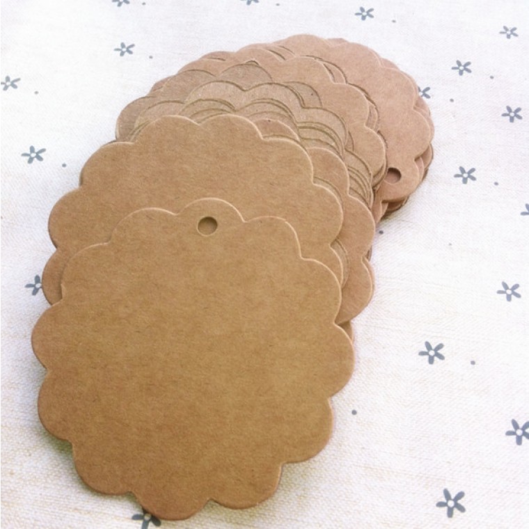 Round Apparel Hang Tags