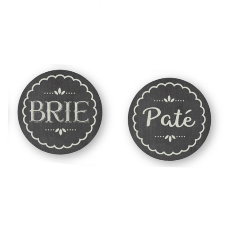Round Cheese Hang Tags