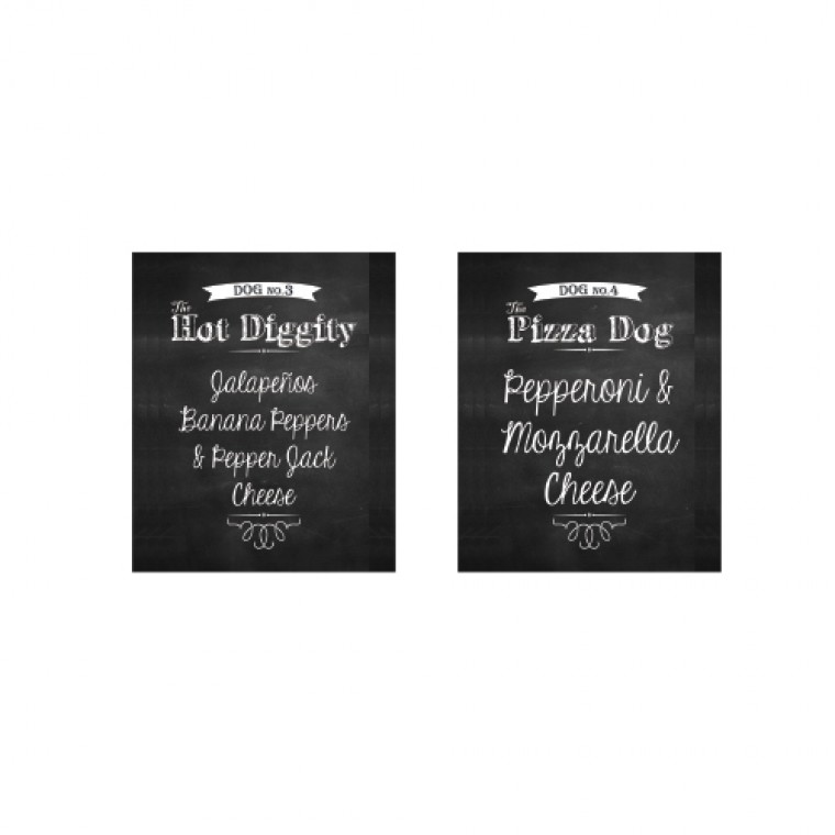 Square Cheese Hang Tags