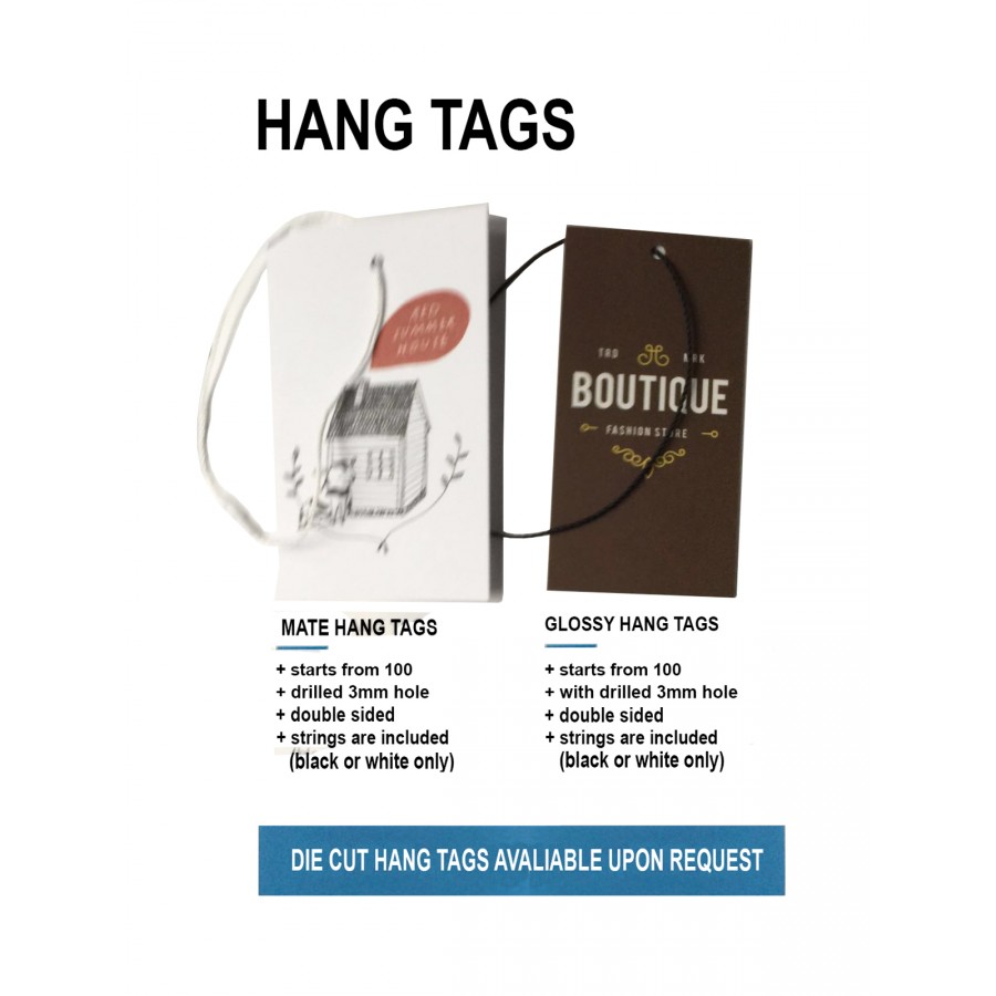 Rectangular Woven Tags