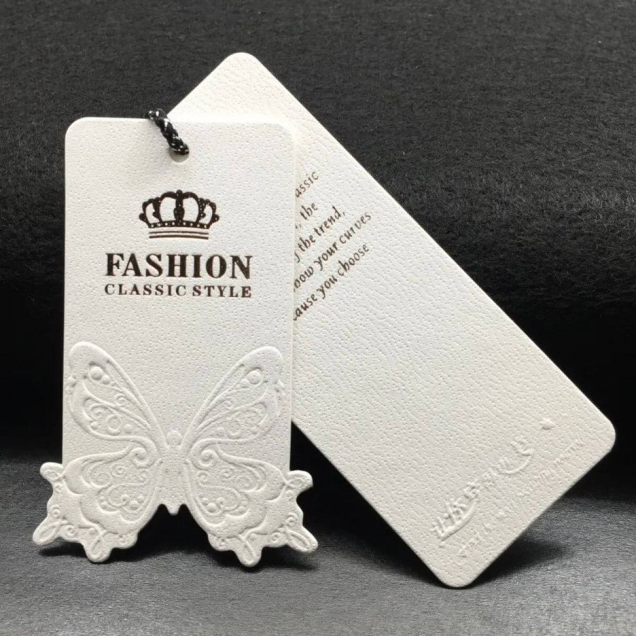 Embossed Logo Hang Tags