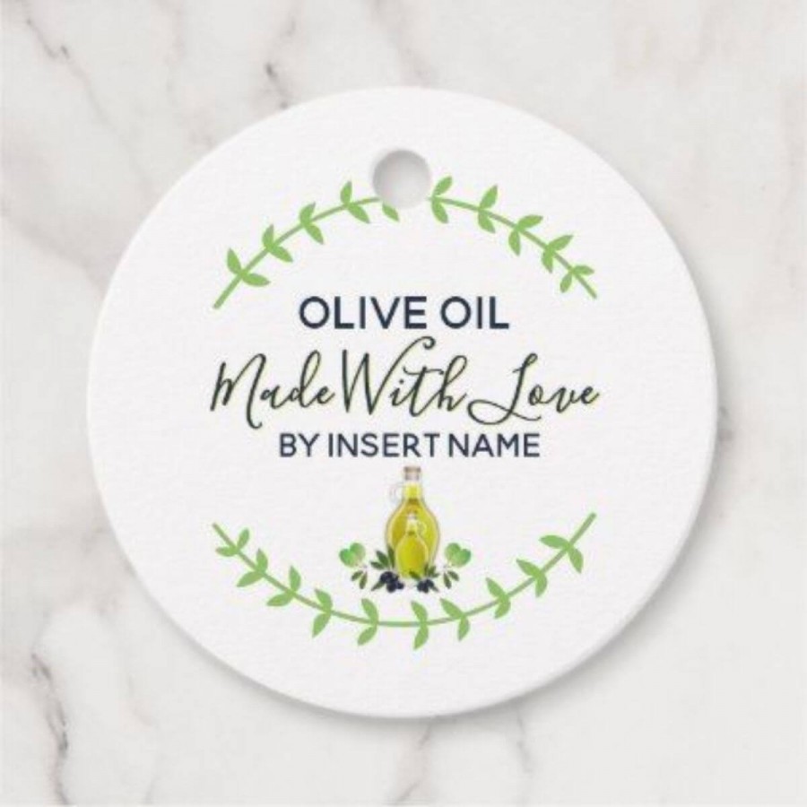 Oil Bottle Tags