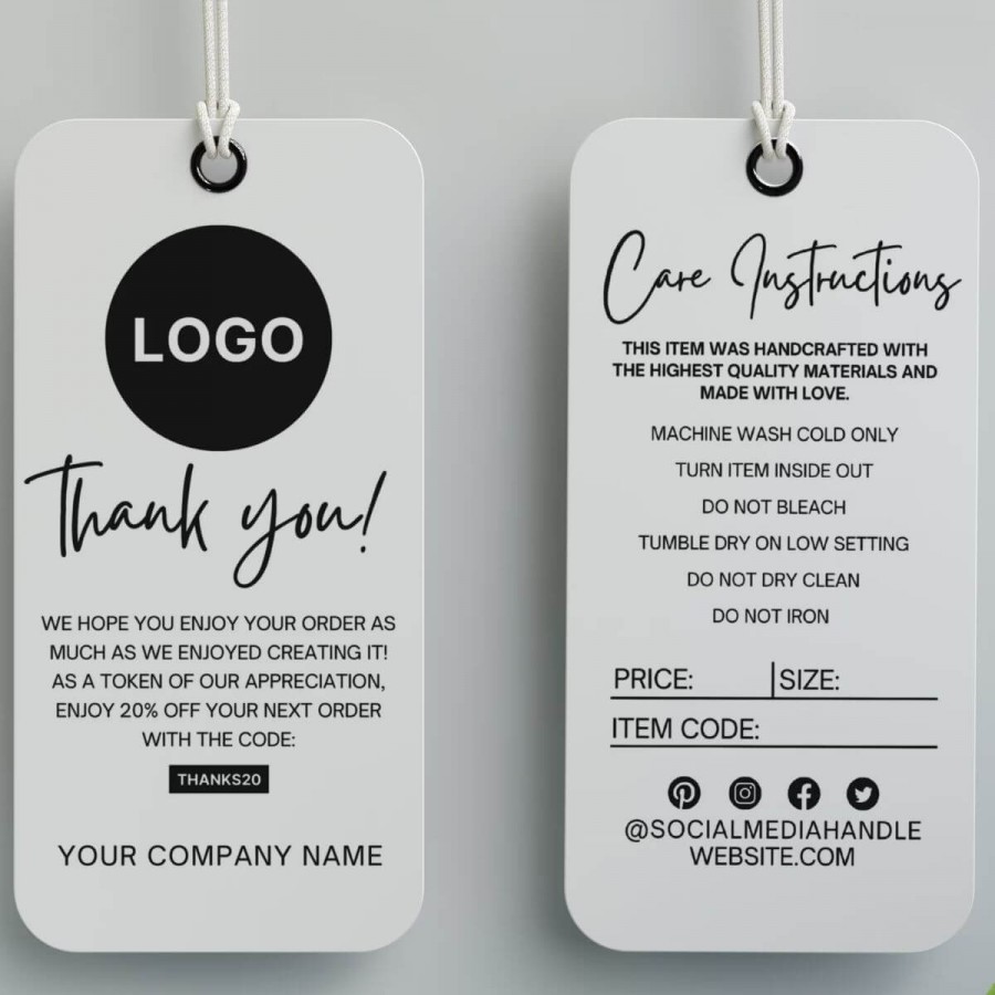 T-Shirt Hang Tags