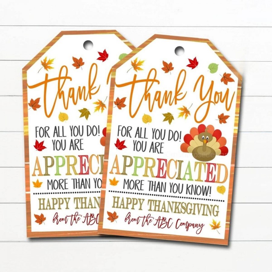 Thanksgiving Tags