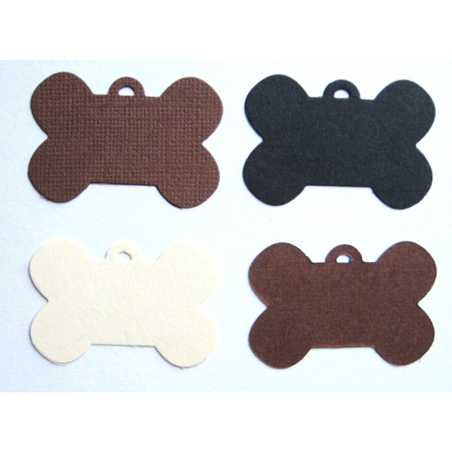 Die cut squeeze tags