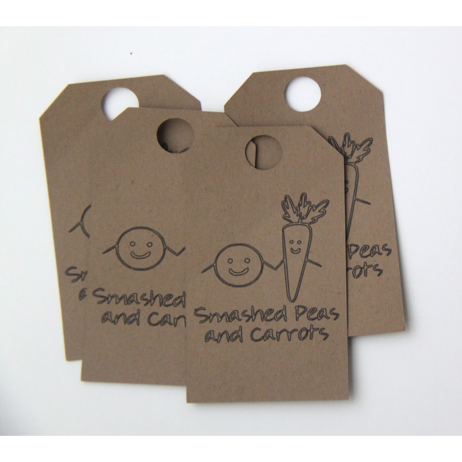 Die Cut Mini Squeeze Tags
