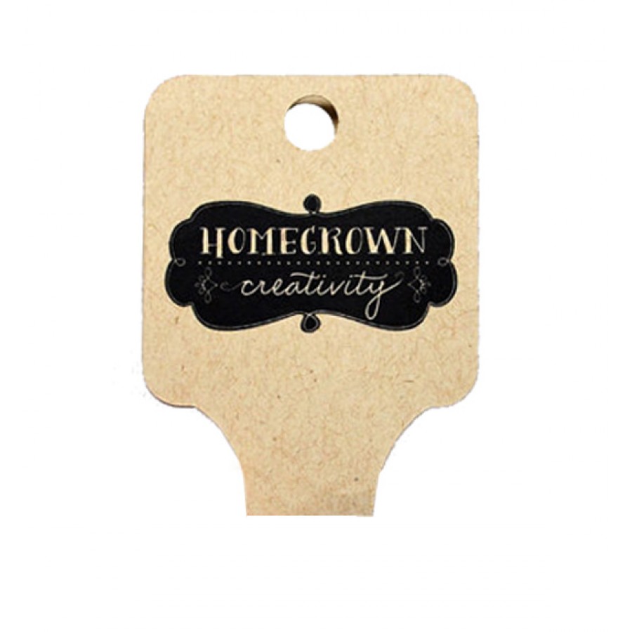 Die Cut Fold Over Hang Tags