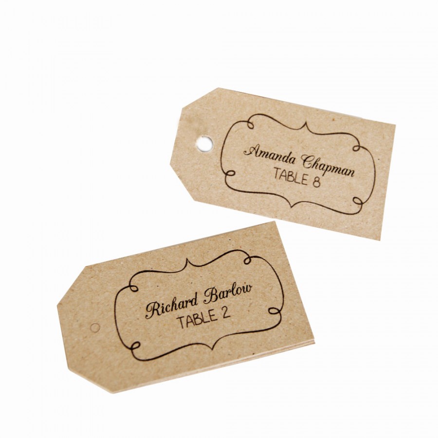 Die cut Gift Hang Tags
