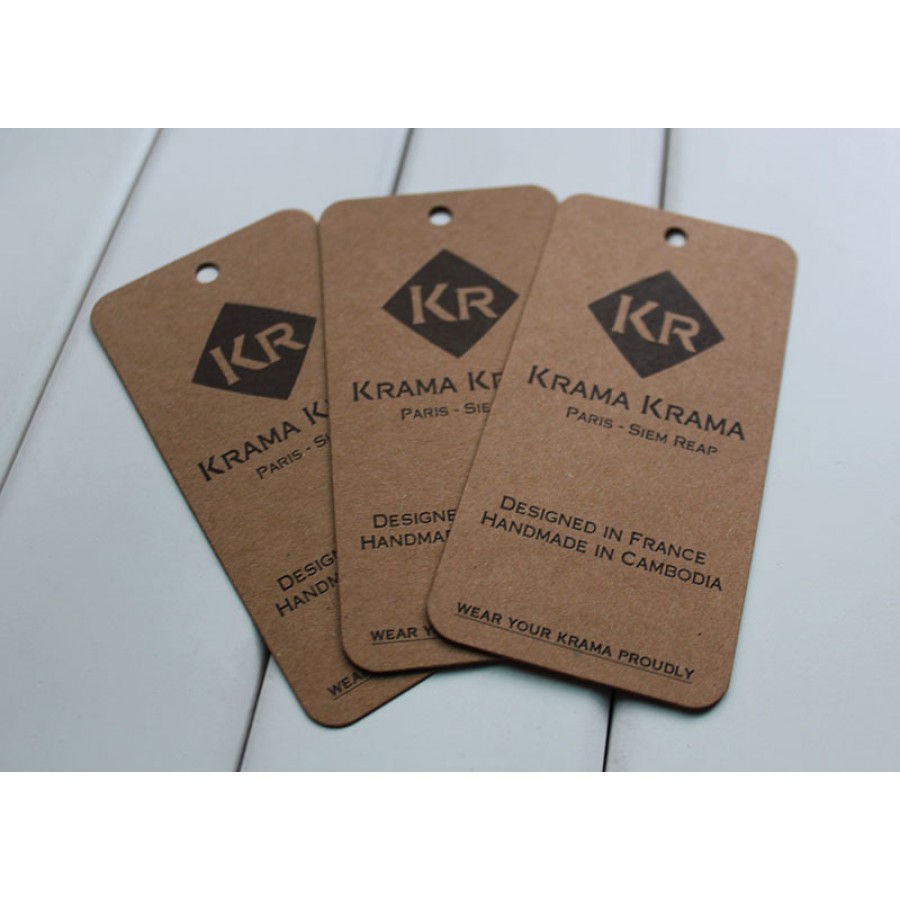 Rectangular Jeans Paper Tags