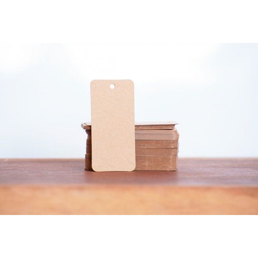 Rectangular card hang tags
