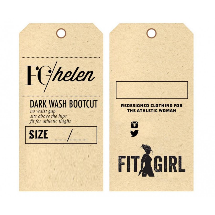 Rectangular Bags Hang Tags
