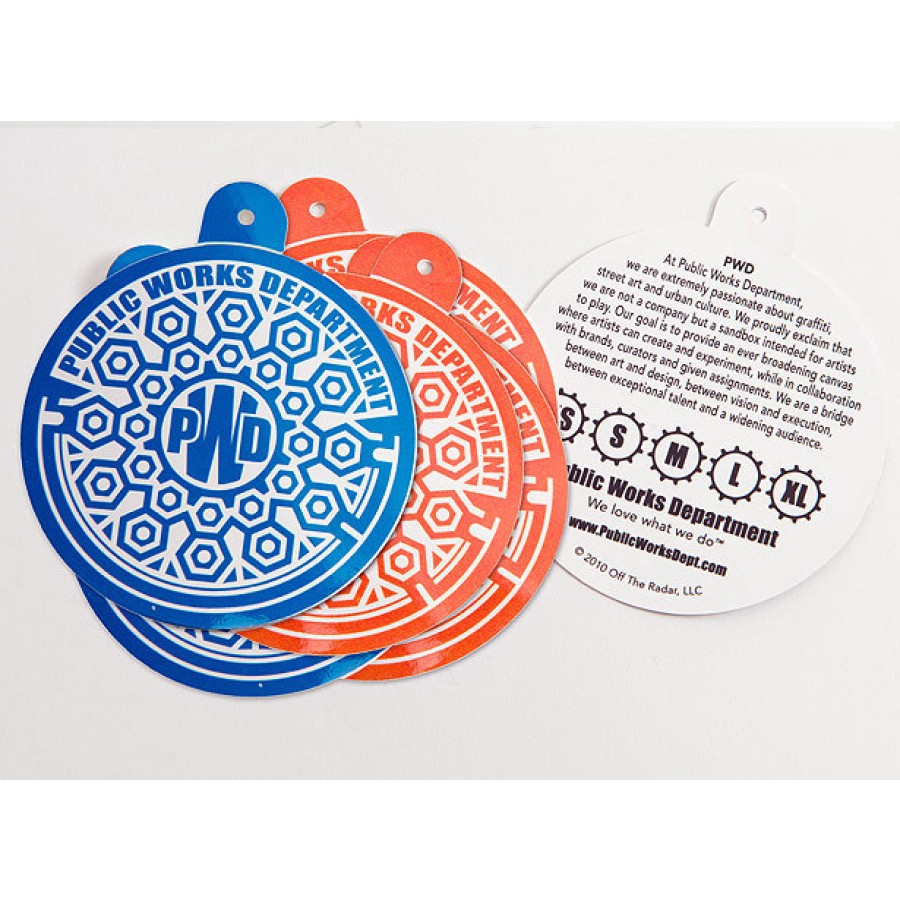 Round Clothing Hang Tags