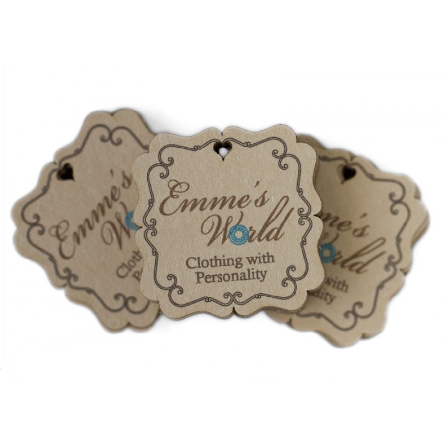 Square jewellery Hang Tags