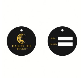 Round Hair Serum Hang Tags