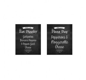 Square Cheese Hang Tags