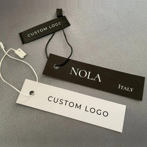 Metallic Jewelry Hang Tags