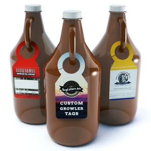 Die Cut Bottle Neck Tags