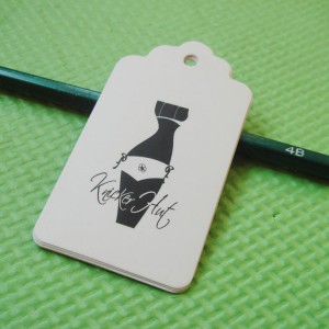 Die cut Apparel Hang Tags
