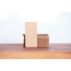 Rectangular card hang tags