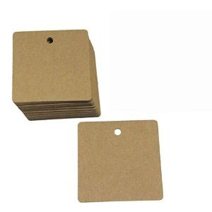 Square Kraft Paper Hang Tags