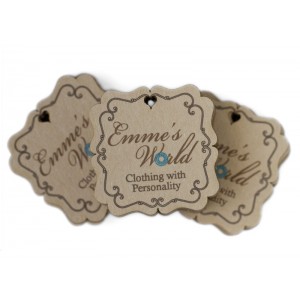 Square jewellery Hang Tags