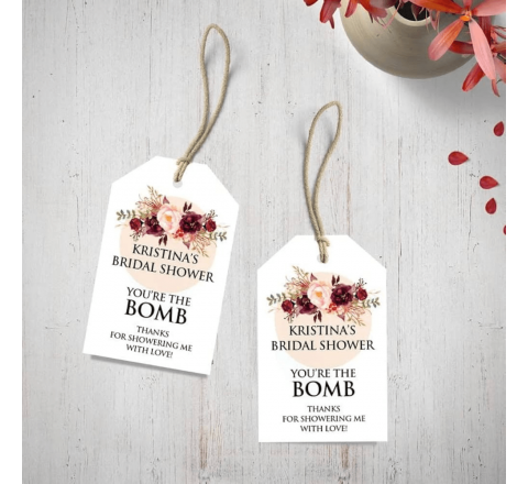 Bath Bomb Hang Tags