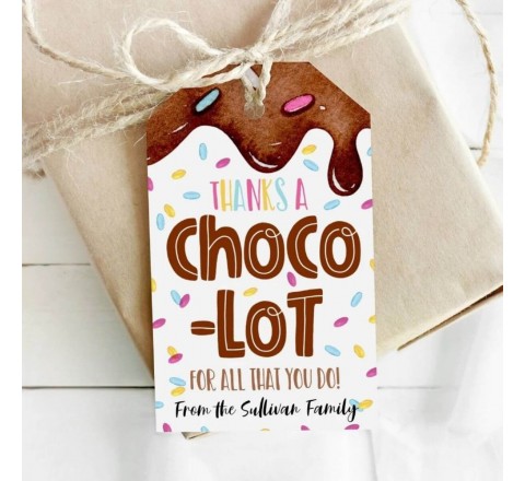 Chocolate Box Hang Tags