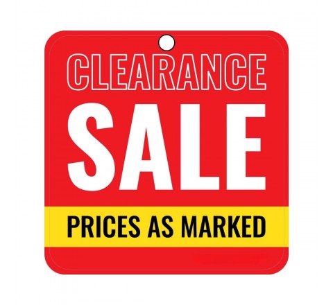 Clearance Product Tags