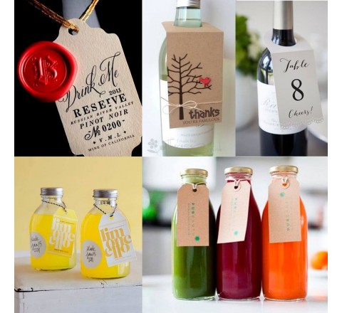 Cocktail Mix Tags