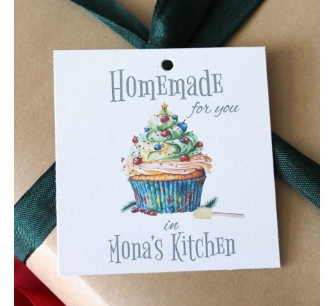 Cupcake Box Tags