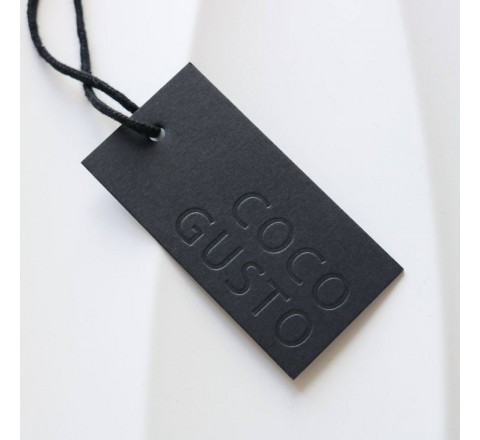 Embossed Logo Hang Tags