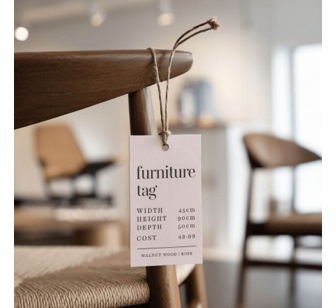 Furniture Hang Tags