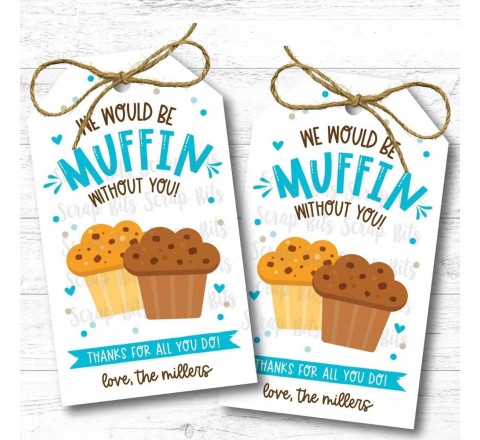 Muffin Box Tags