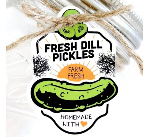 Pickle Jar Tags