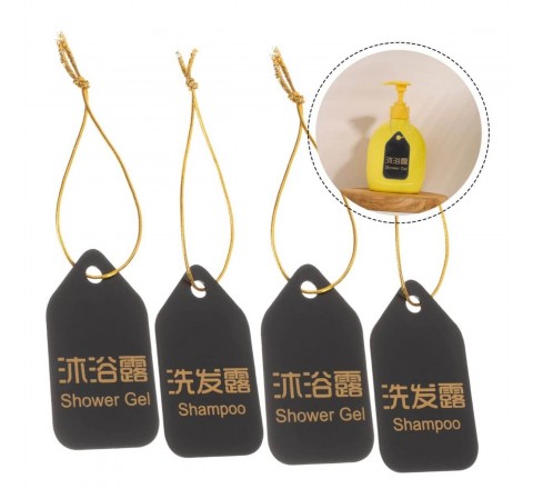 Shampoo Bottle Tags