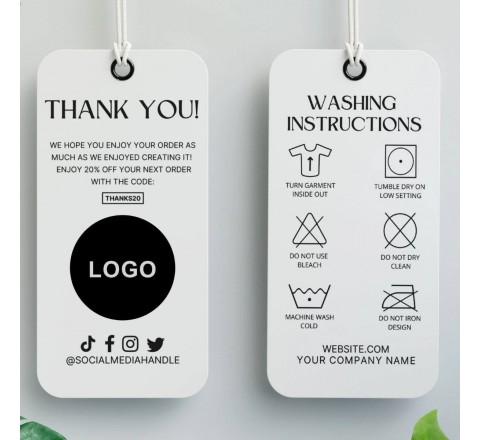 T-Shirt Hang Tags