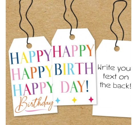 Birthday Gift Tags