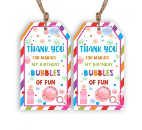 Birthday Party Tags