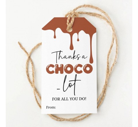 Chocolates Gift Tags