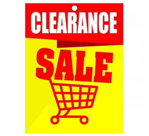 Clearance Product Tags