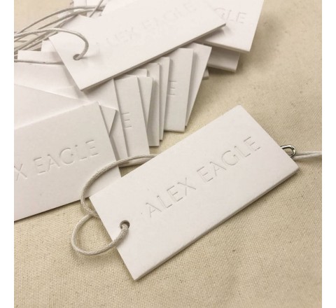 Embossed Logo Hang Tags
